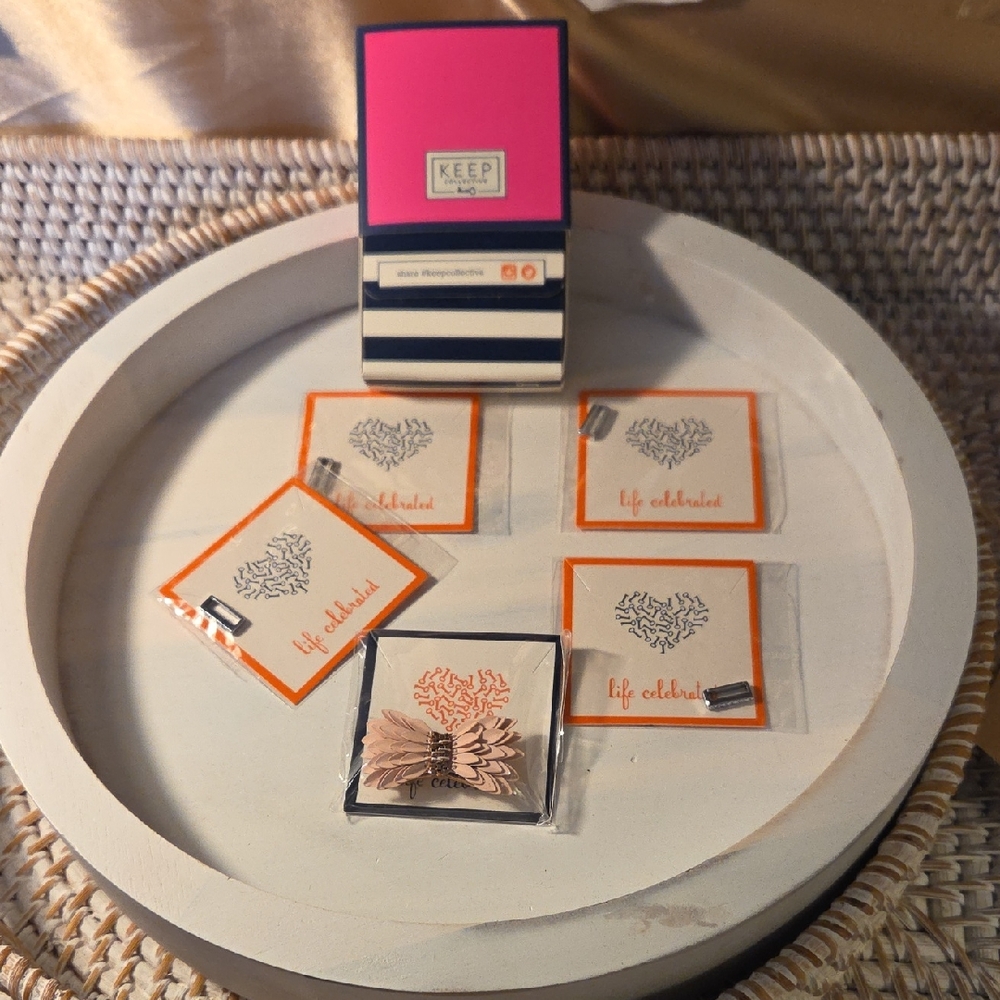 KEEP Collective 4 Silver Pink  Charm Collection